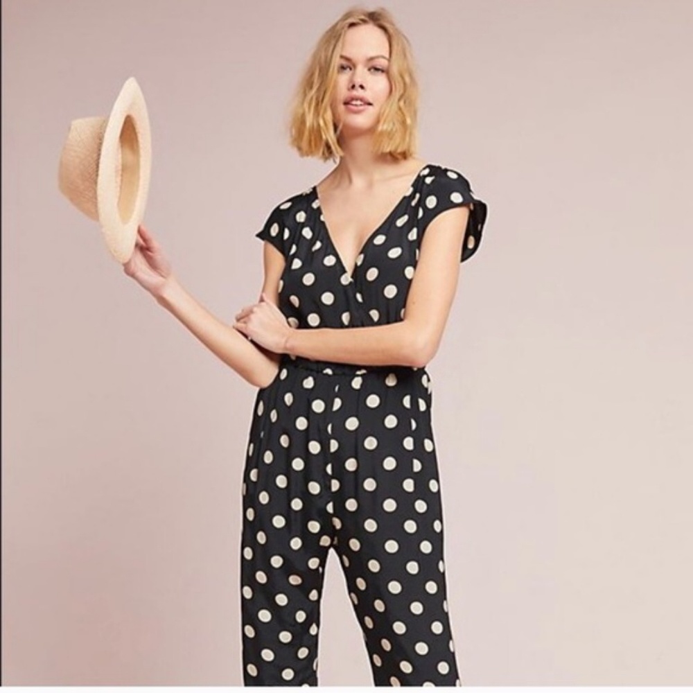 Corey Lynn Calter polkadot jumpsuit
